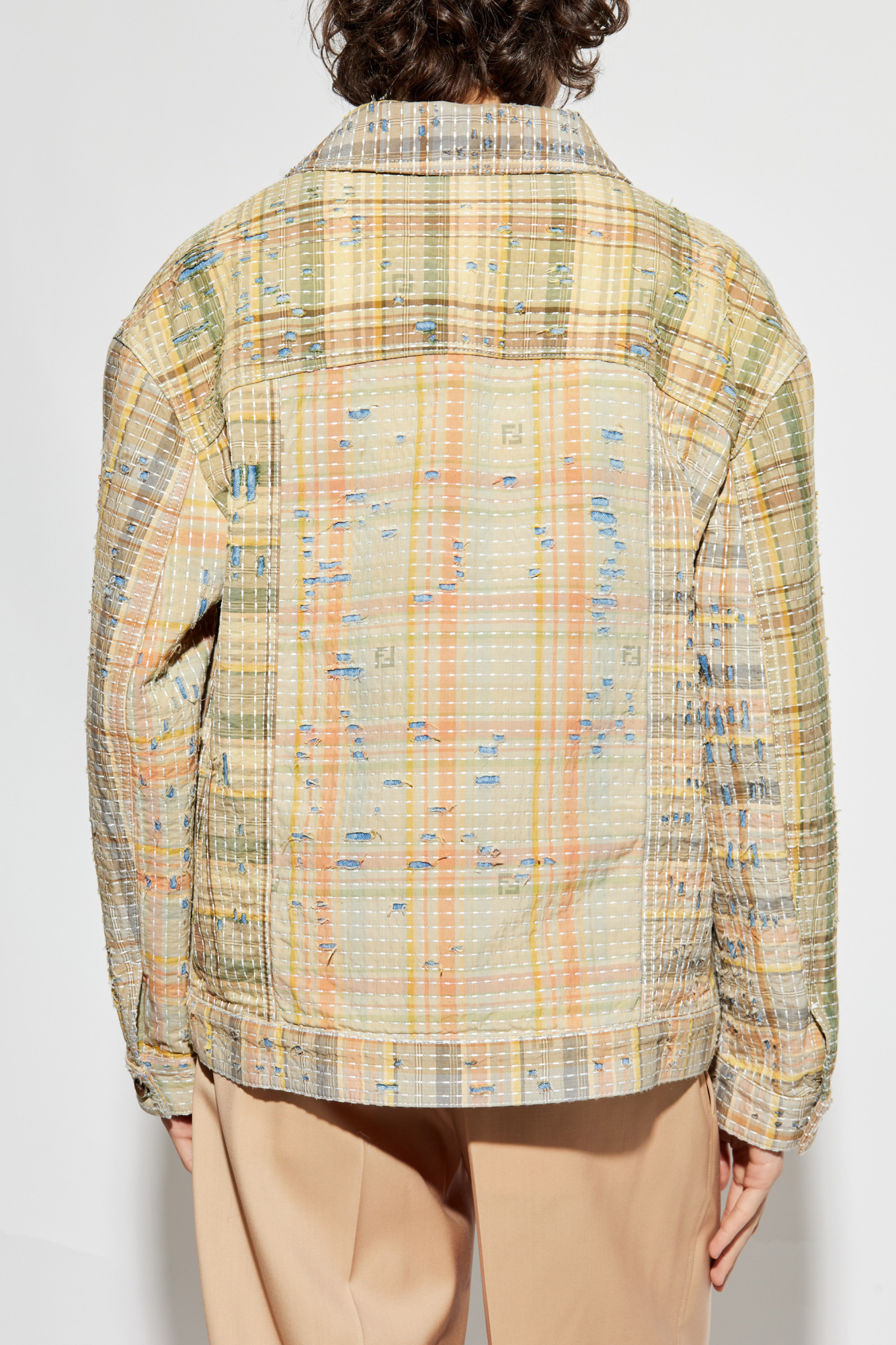 Fendi Jacket with distressed effect | Men's Clothing | Vitkac